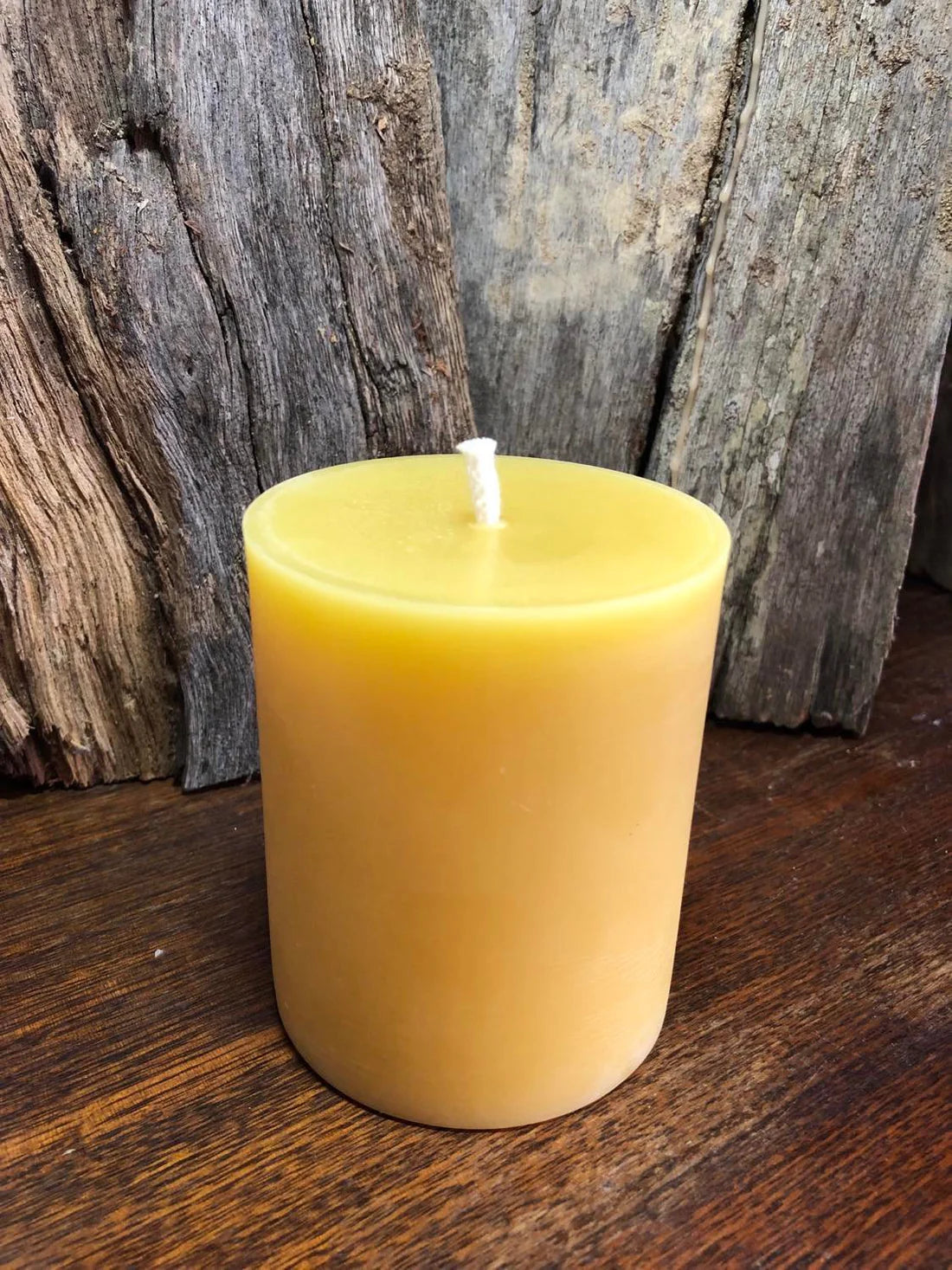 'Tree House' Medium Beeswax Pillar Candle