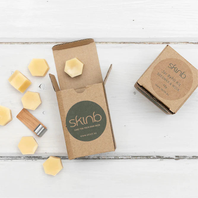 skinb Glass Jar Refill Candle Kit