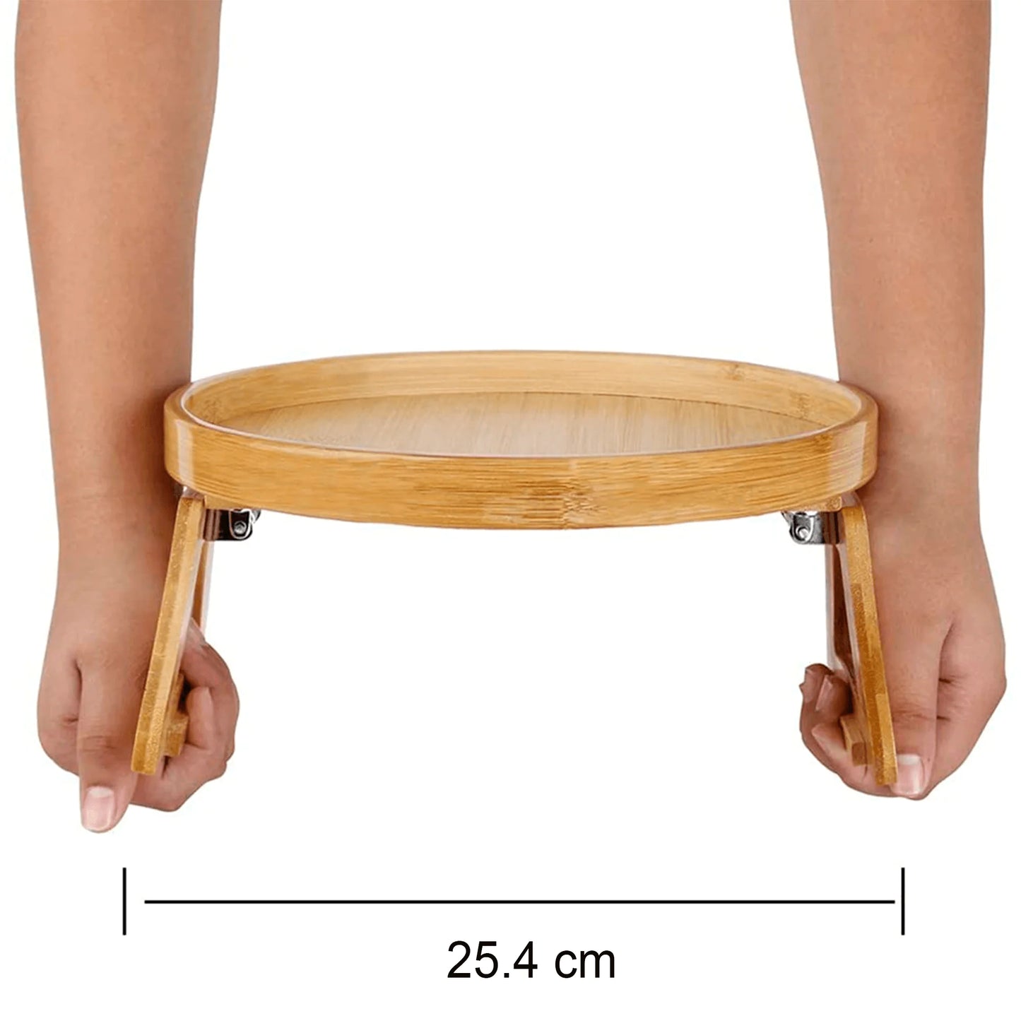 Fold-Ease Wooden Sofa Tray