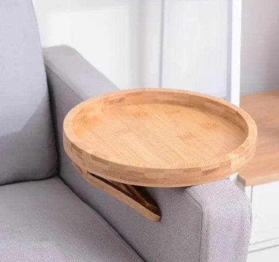 Fold-Ease Wooden Sofa Tray