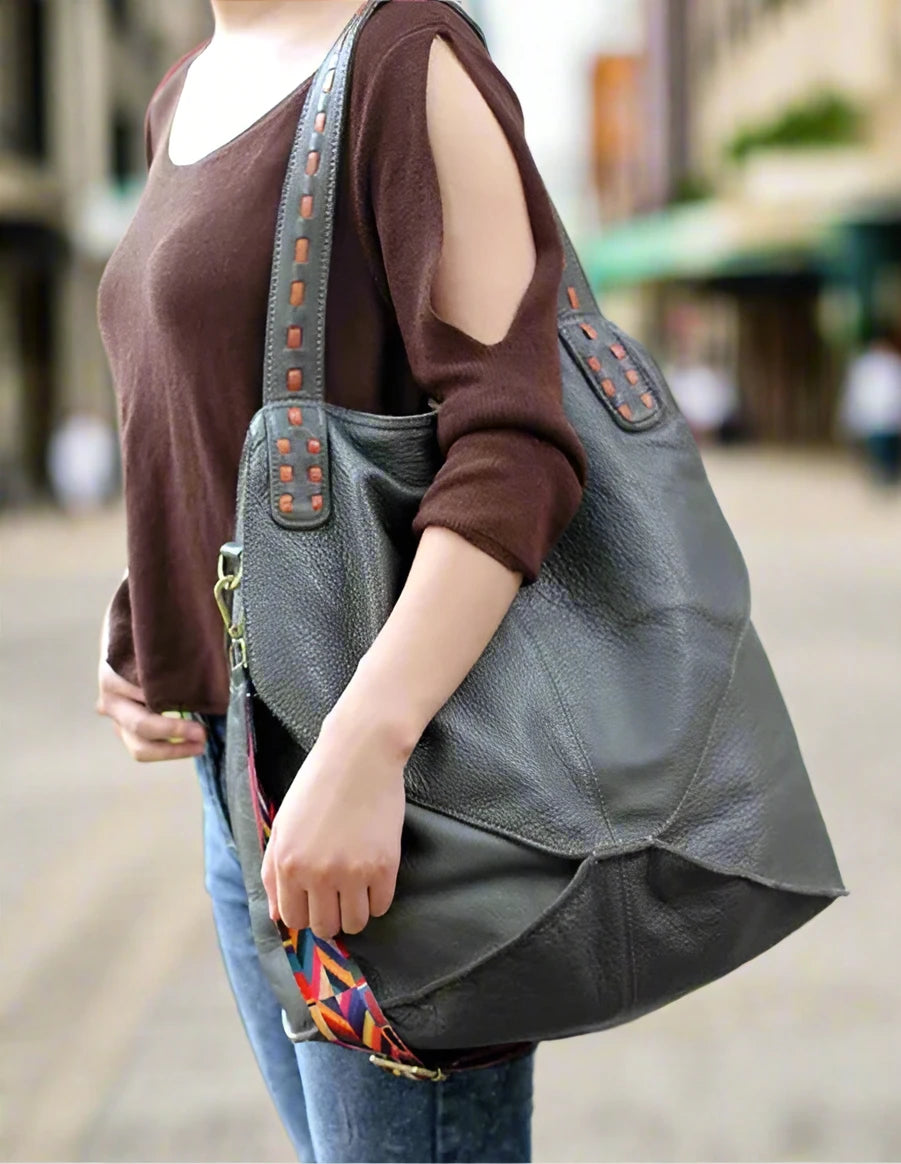 Grill Tan Leather Bag