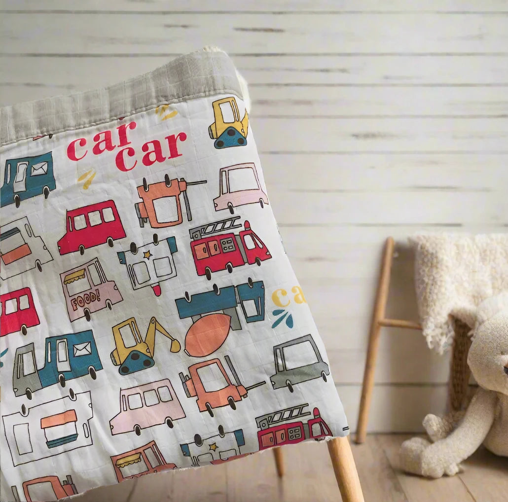 Transport Baby Muslin Blanket