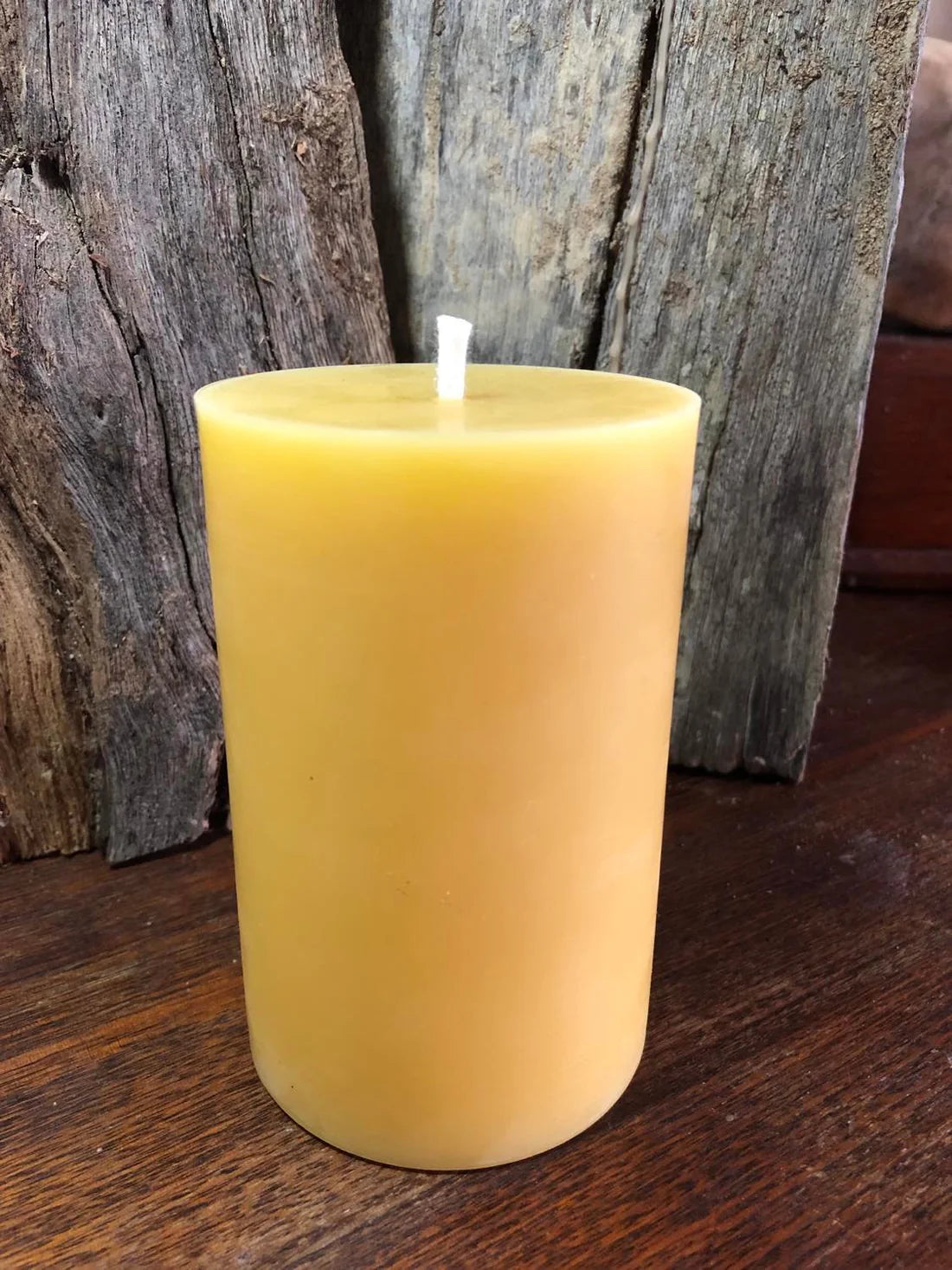'Tree House' Large Beeswax Pillar Candle