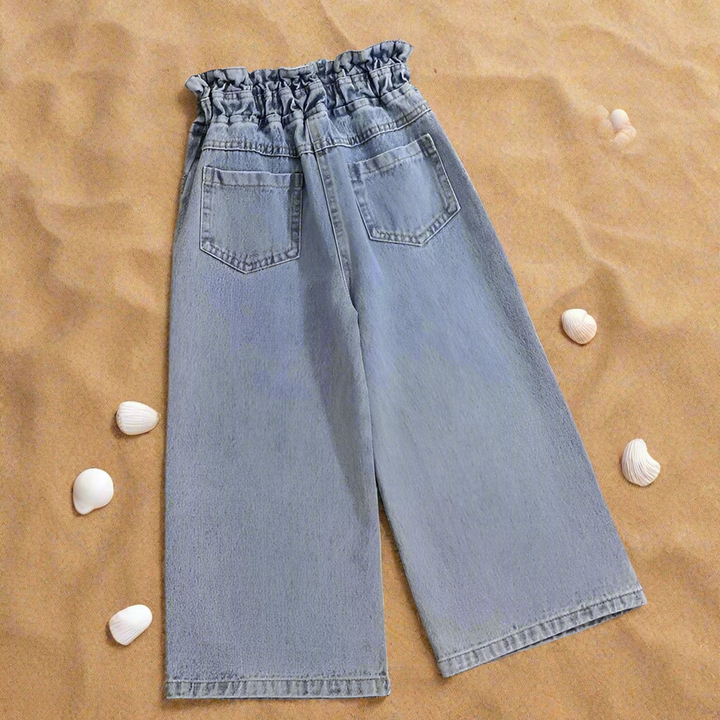 Girls' Wide-Leg Jeans