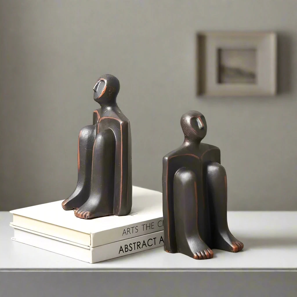 Muse Retro Sculpture Bookends