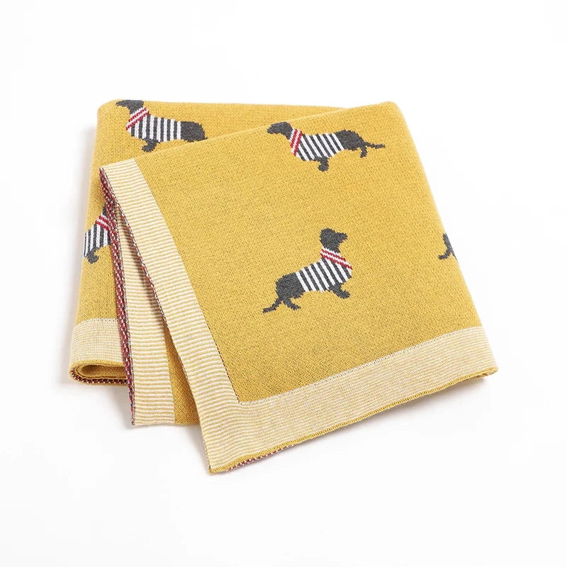 Dashshund Baby Blanket