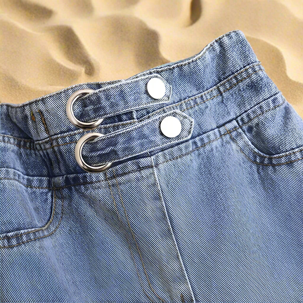 Girls' Wide-Leg Jeans