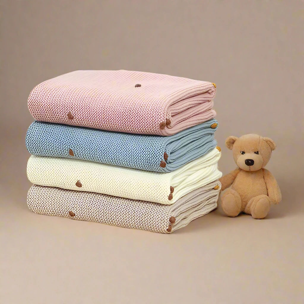 Polka Dot Baby Blanket