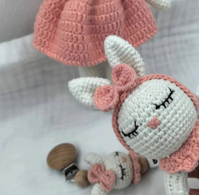 Bunny Bliss Crochet Teether