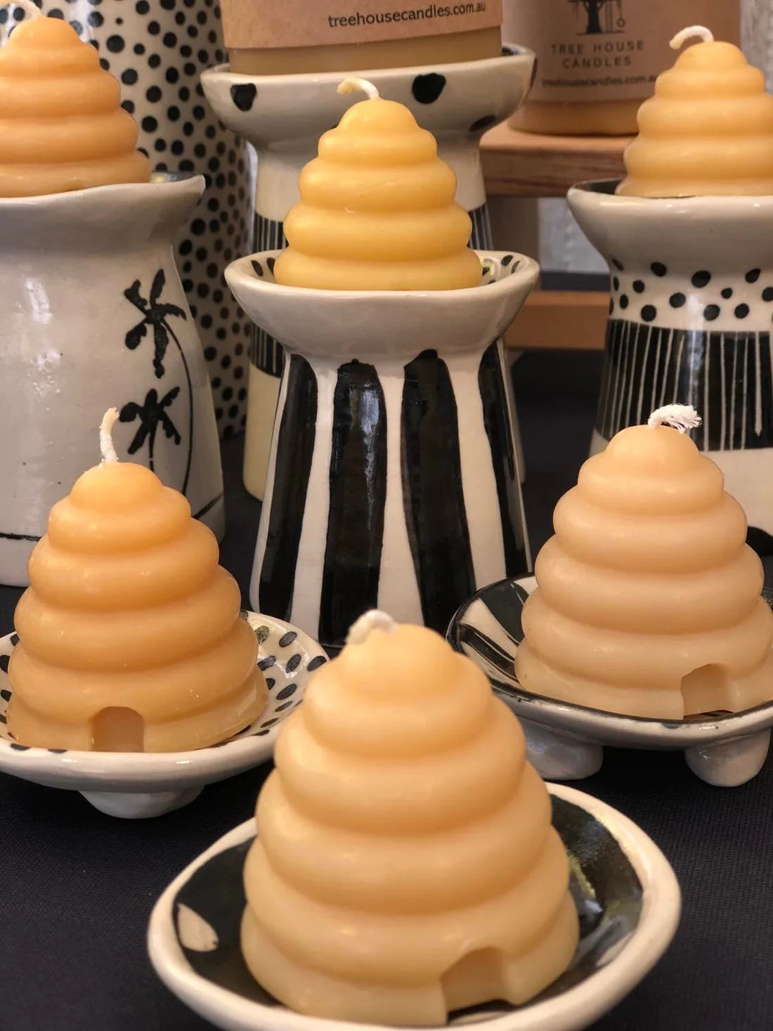 'Tree House' Beeswax Beehive Candle