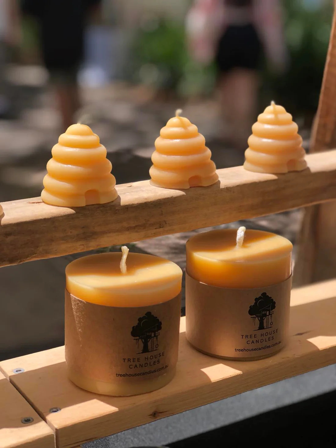 'Tree House' Beeswax Candle Duo