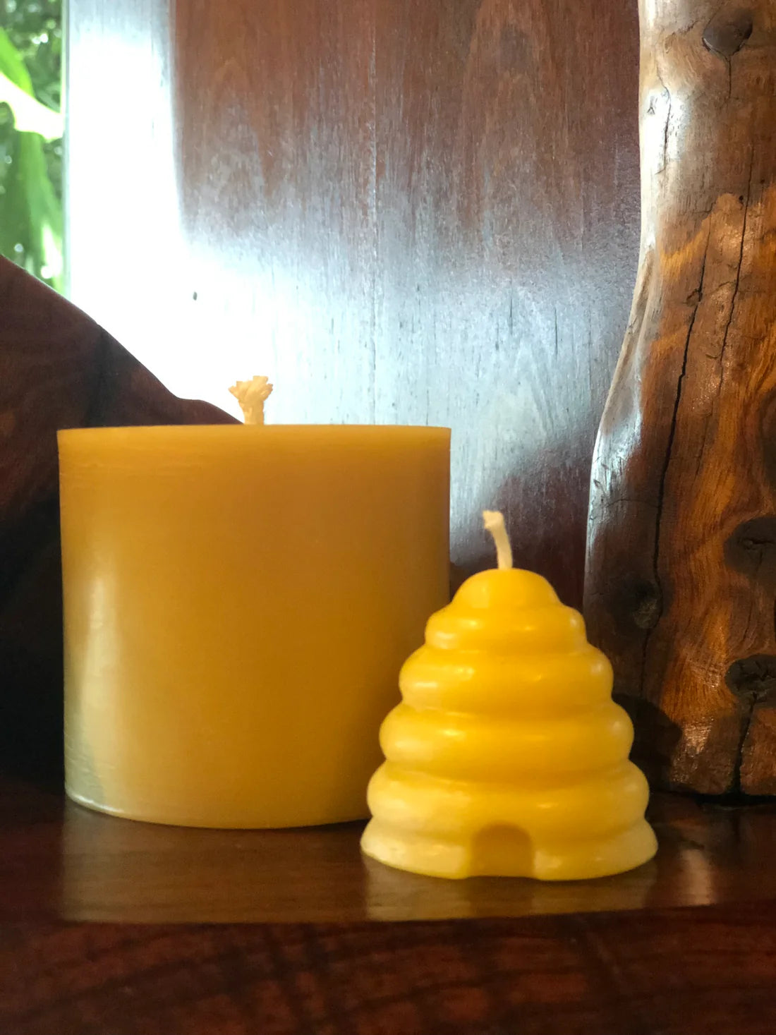 'Tree House' Beeswax Candle Duo