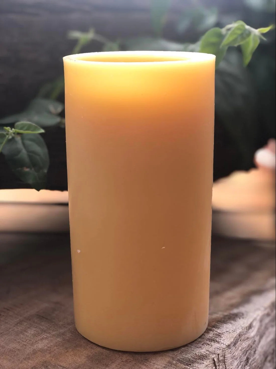 'Tree House' Extra Large Beeswax Pillar Candle