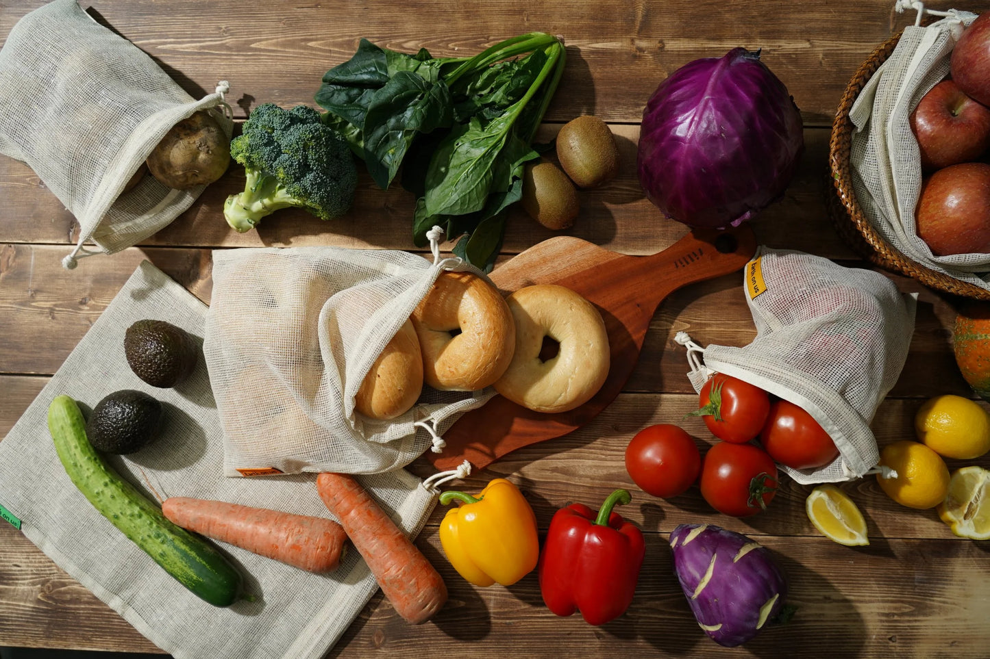 Earth On Us Hemp Produce Bag 3 Pack