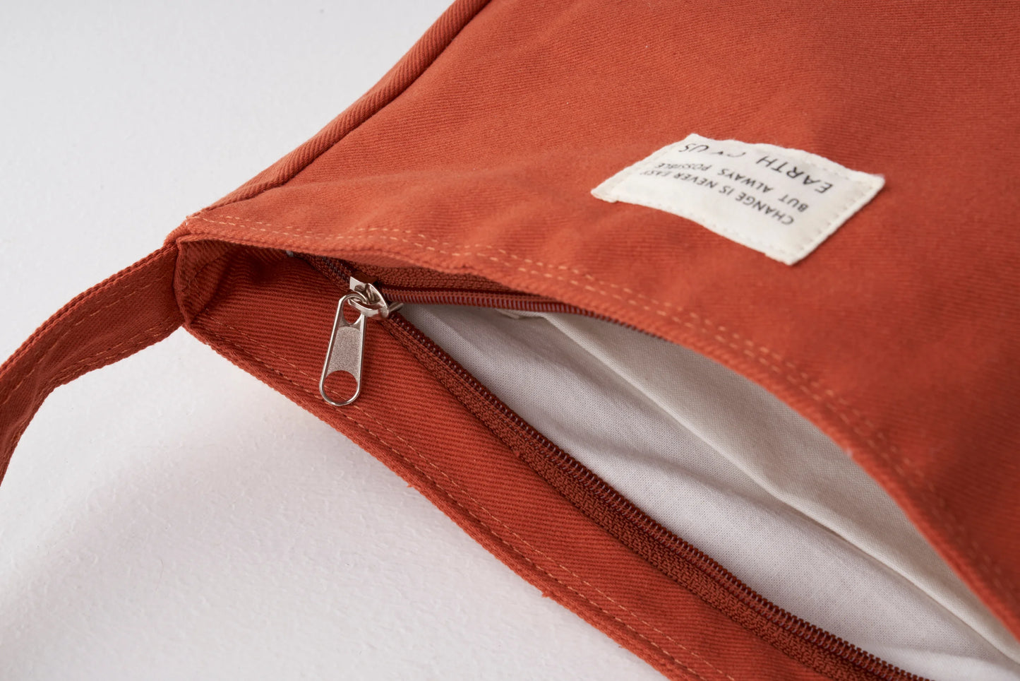 Earth on Us Cotton Mini Bag Red Brick
