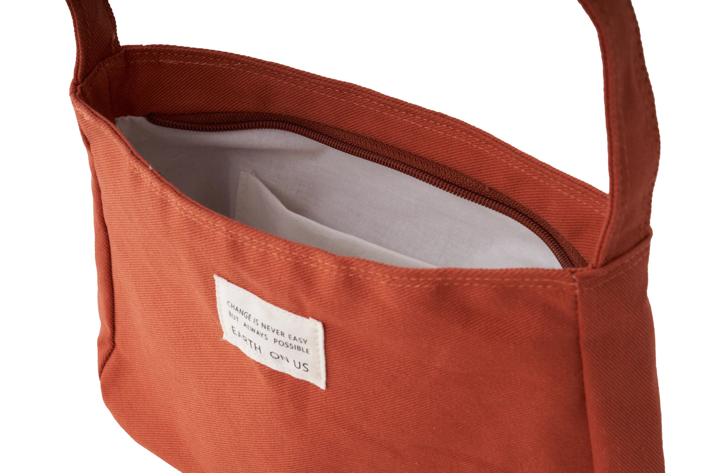 Earth on Us Cotton Mini Bag Red Brick