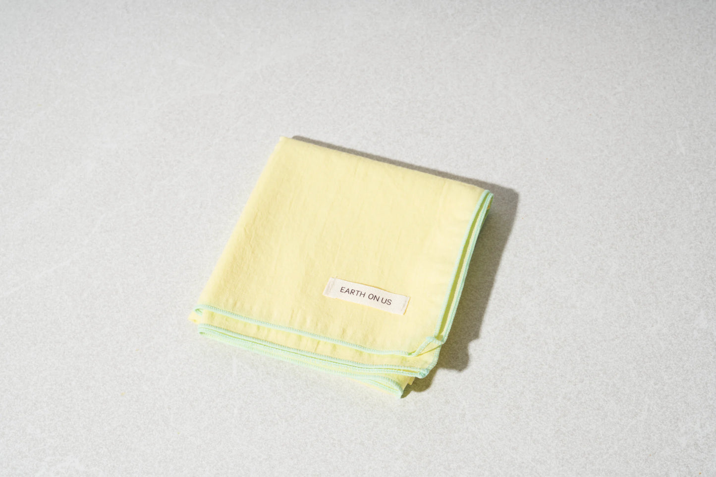 Earth On Us Reusable Napkin Yellow