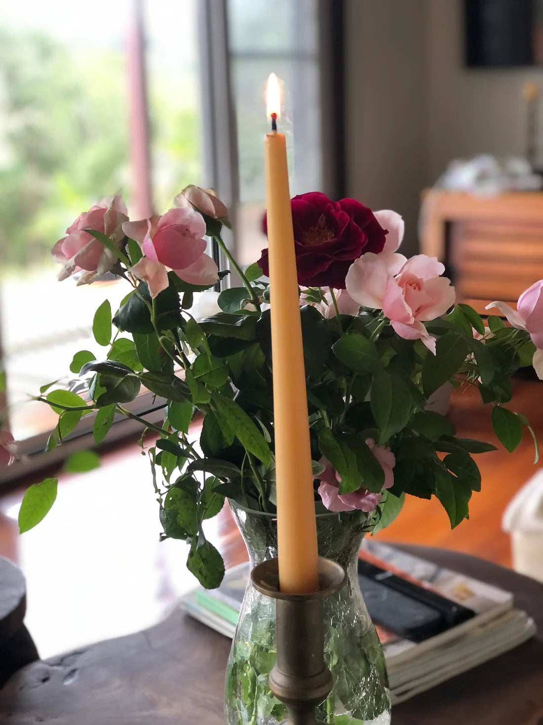 'Tree House' Dinner Table Taper Candle