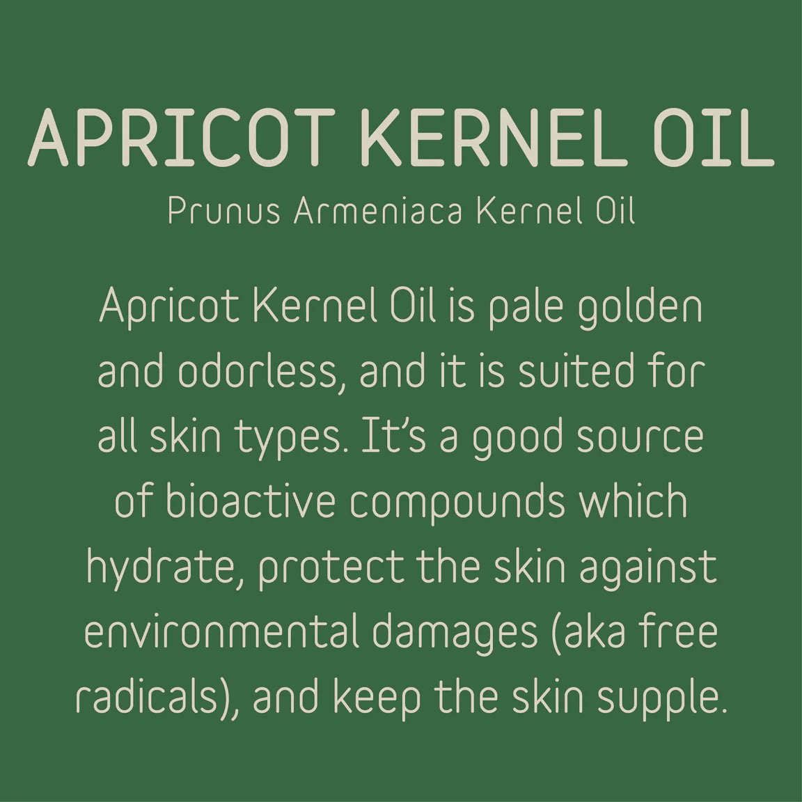 skinb Apricot Kennel Oil