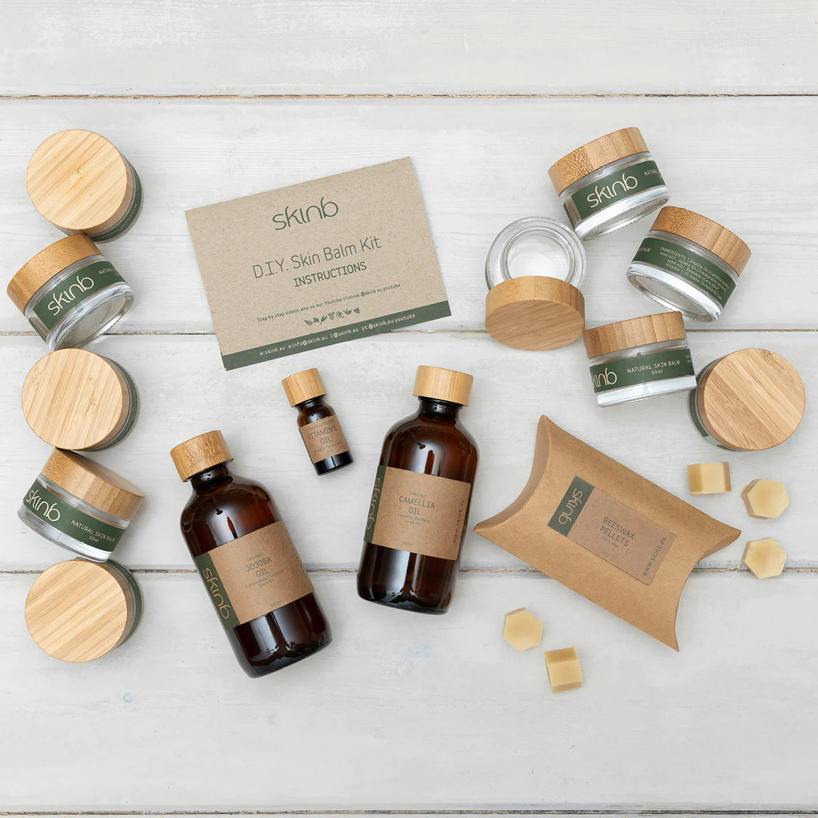 skinb DIY Skin Balm Kit X 10