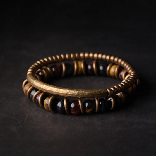 Mystic Tiger's Eye Vintage Bracelet
