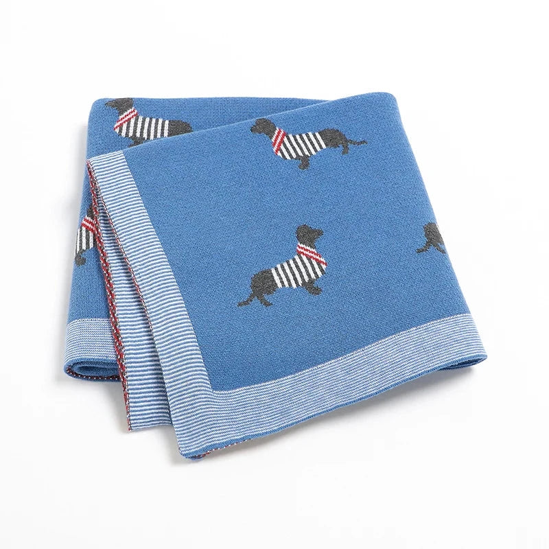 Dashshund Baby Blanket
