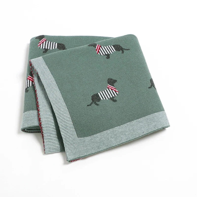 Dashshund Baby Blanket