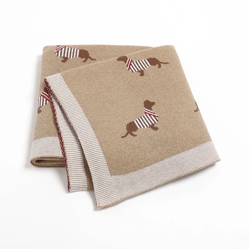Dashshund Baby Blanket