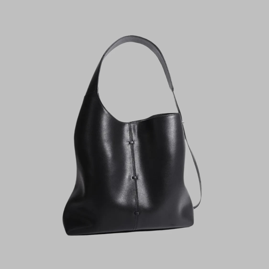 Urban Leather Breeze Black Cowhide Tote