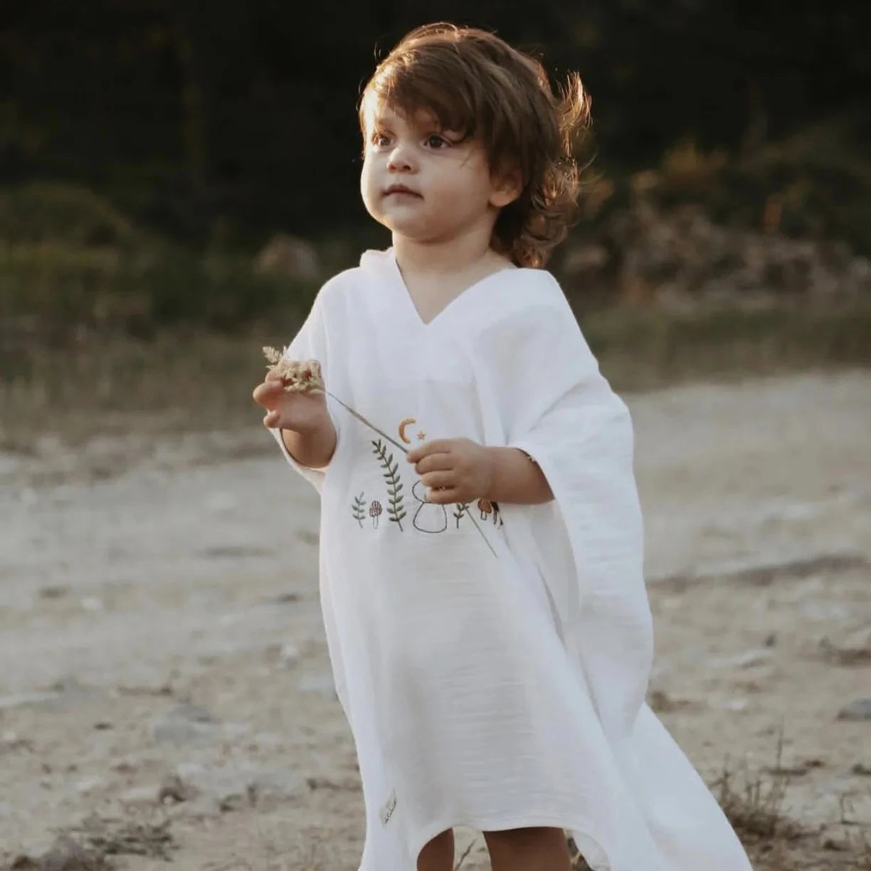 'Three Leaves' Hooded Towel